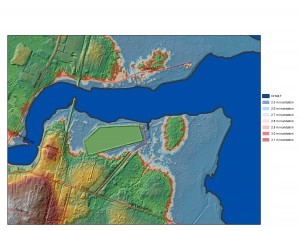 A current 1:10 year storm event scenario for Port Elgin shows significant flooding