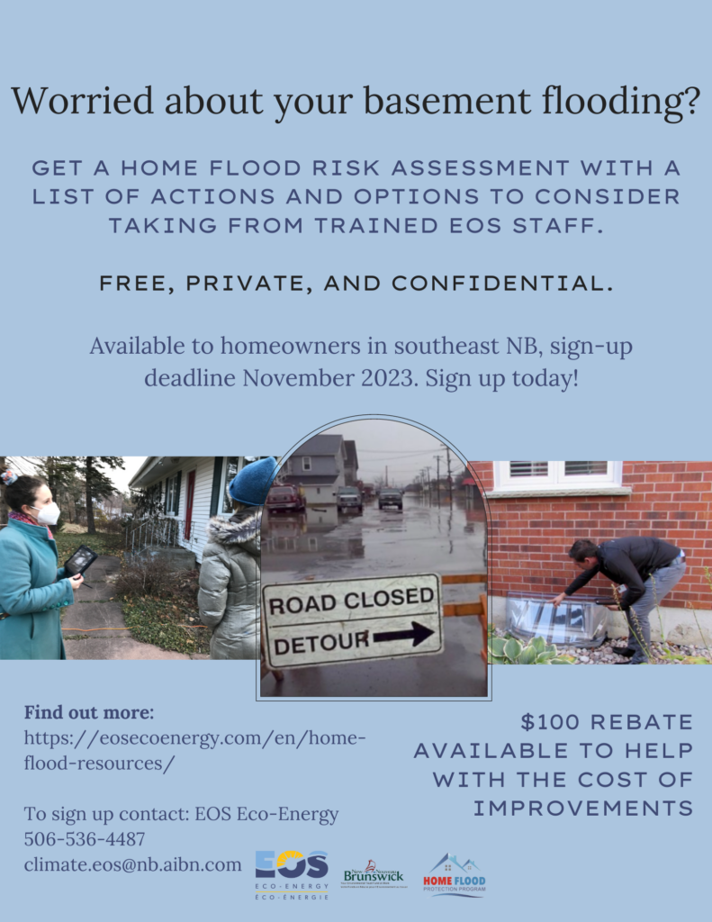 Sign up for a Home Flood Risk Assessment with EOS EOS EcoEnergy Inc.