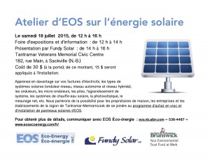 solar energy workshop Poster_FR